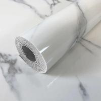 Papel De Parede Adesivo Autocolante Marmore Falso Flexivel Obra Reforma Construçao Moveis Cozinha Banheiro Envelopamento - 8