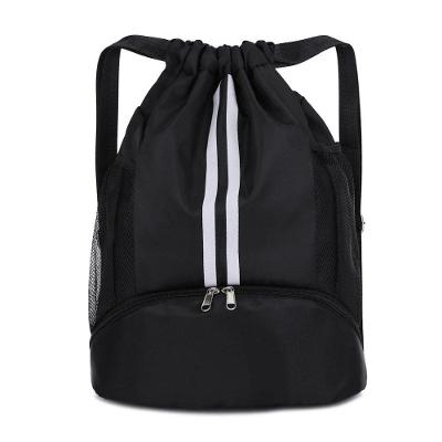 Bolsa Saco Mochila Esportiva Impermeável Compartimento Academia Preto