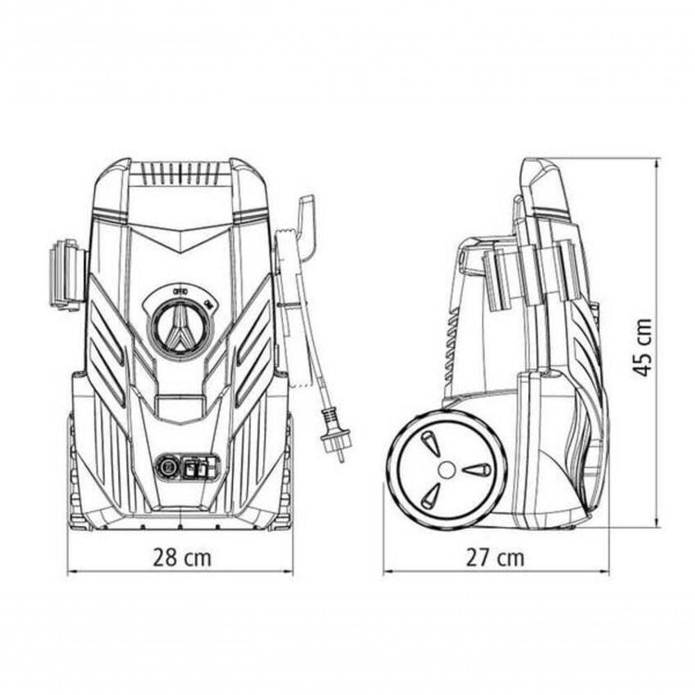 Lavadora De Alta Pressão Tramontina 1200 W Master Para Uso Eventual Jato Regulável 1500 Psi 127 V - 6