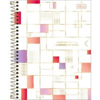 Caderno Espiral Capa Dura Colegial Midtown 1 Matéria 80 Folhas Tilibra Estampa 2 - 1