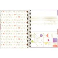 Caderno Espiral Capa Dura Colegial Midtown 1 Matéria 80 Folhas Tilibra Estampa 2 - 4