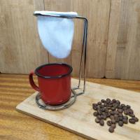 Suporte Mini Coador Individual Para Café E Chá Aço Cromado Prime