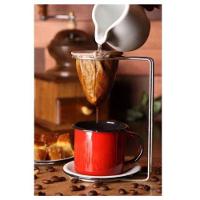 Suporte Mini Coador Individual Para Café E Chá Aço Cromado Prime - 5