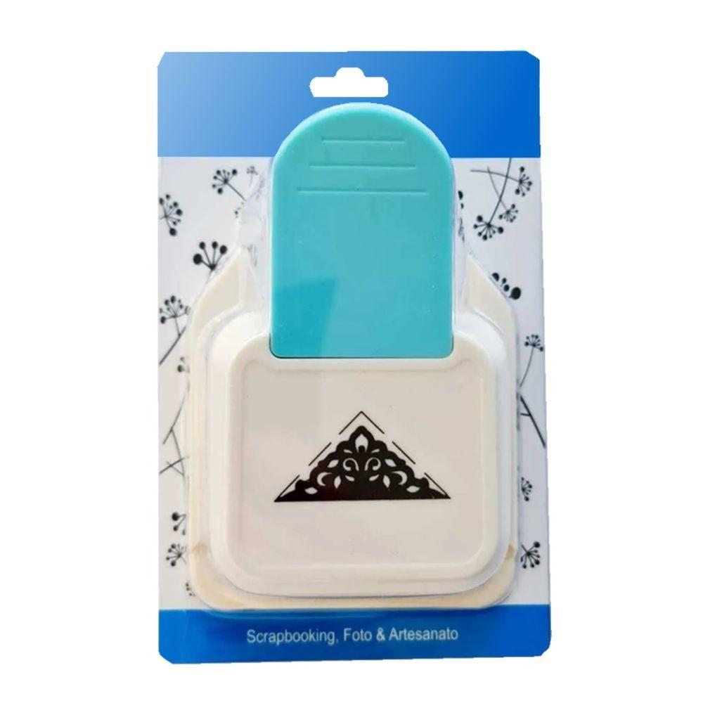 Canteadeira Furador Artesanal Barrado Cartão Convite 31X62Mm - 4