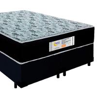 Cama Box Queen Bipartido Suede + Colchão Molas Ensacadas Sereneprime Sonnolux 158x198x65 Cor:preto - 6