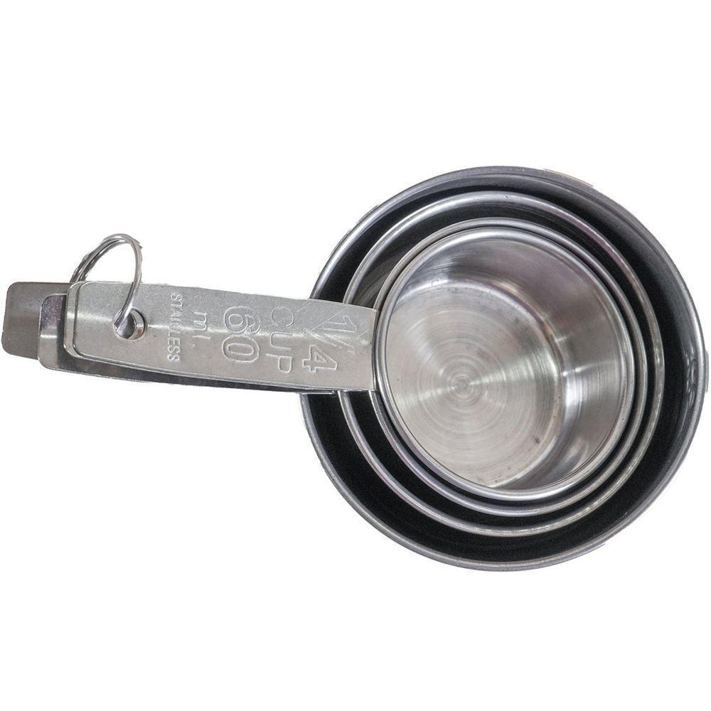 Conjunto De Xícaras Medidoras 4pçs Inox - 2