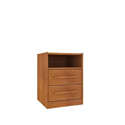 Mesa De Cabeceira 2 Gavetas Com Nicho Barcelona Tcil Cinamomo
