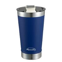 Copo Térmico Com Tampa Abridor De Garrafa Plasvale Azul - 1