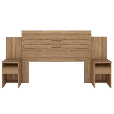 Cabeceira Casal Com 2 Mesas e 2 Gavetas Império Amêndola