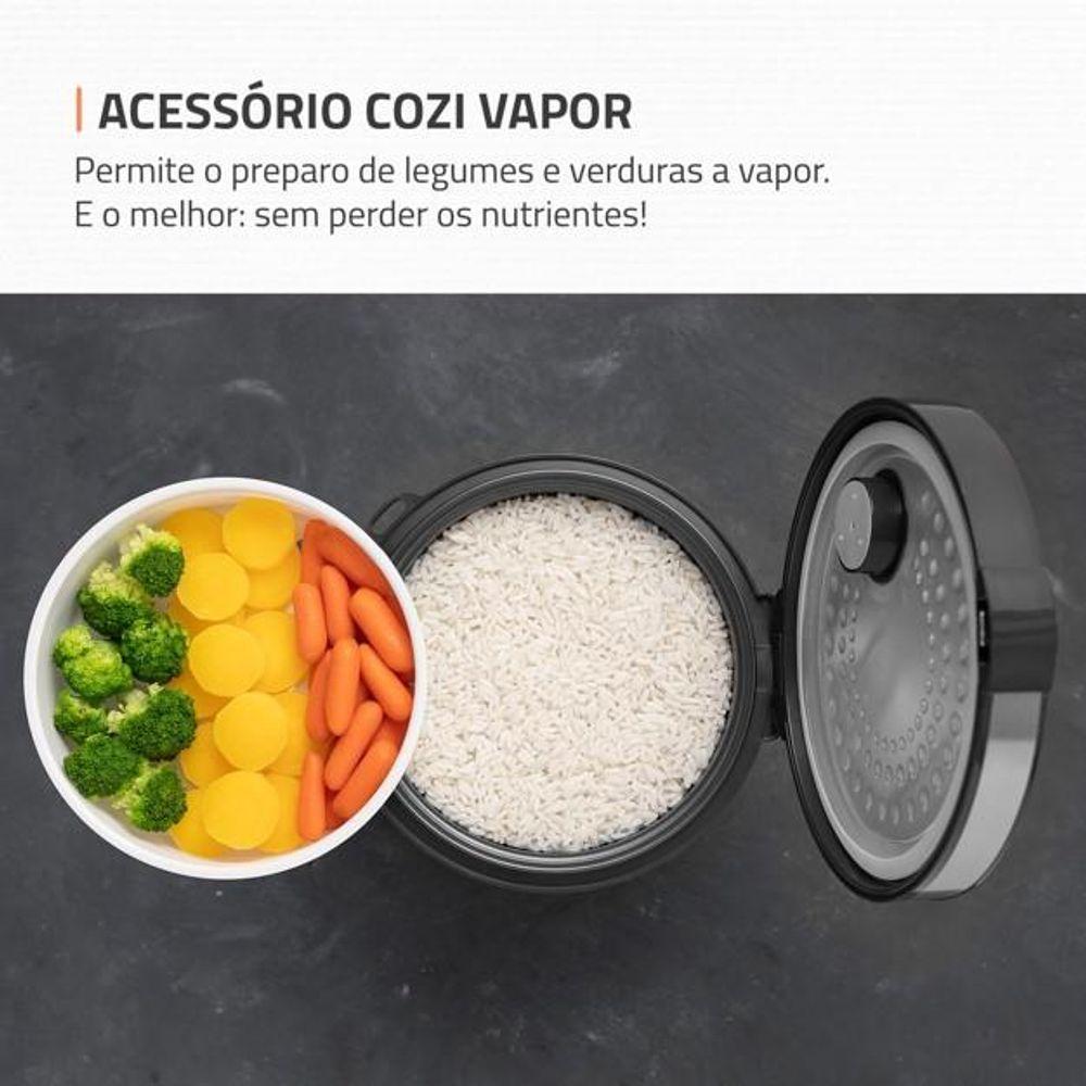 Panela Elétrica De Arroz Mondial PE-43-6X Preto Inox 110V - 2