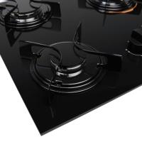 Cooktop 5 Bocas Preto Com Mesa De Vidro Atlas U Top Bivolt - 2