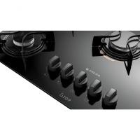 Cooktop 5 Bocas Preto Com Mesa De Vidro Atlas U Top Bivolt - 5
