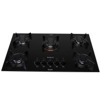 Cooktop 5 Bocas Preto Com Mesa De Vidro Atlas U Top Bivolt - 6