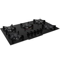 Cooktop 5 Bocas Preto Com Mesa De Vidro Atlas U Top Bivolt - 10