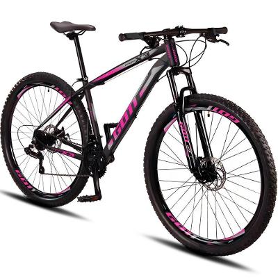 Bicicleta Aro 29 Alumínio Gott 21v Freio A Disco Propp X3 - Preto/rosa - 19 Preto/rosa