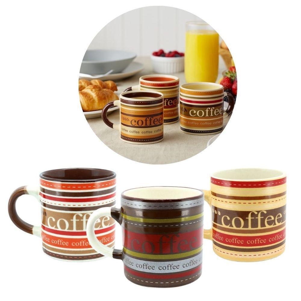 Conjunto 3 Mini Canecas Cerâmica Decorada Caboclo Para Café 110ml - Tuut - 1