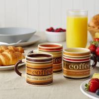 Conjunto 3 Mini Canecas Cerâmica Decorada Caboclo Para Café 110ml - Tuut - 3