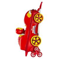 Mala Infantil Escolar 3+ Mochila Homem De Ferro 3d Rodinhas Triplas Puxador Retrátil Cor Vermelha - 2