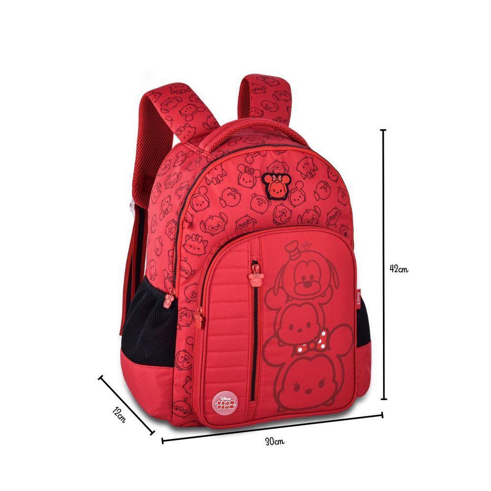 Mochila De Costas 17,5" 'tsum Tsum" Disney Verm Clio Style - 1