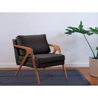 Conjunto 2 Poltronas Mona Luxo Madeira Maciça Corino Cor Preto - 3