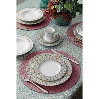 Conjunto Xícara E Pires De Chá Tramontina Dalina Em Porcelana Decorada, 185 Ml 2 Peças Tramontina - 2