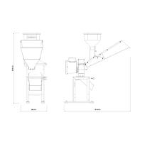 Triturador Elétrico Tramontina Te30t Com Suporte Quadrado Motor 2 Hp Bivolt E Saída Lateral Tramontina - 6