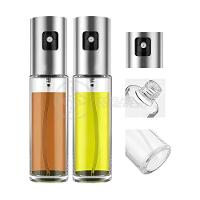 Kit 2 Spray Pulverizador De óleo Azeite E Vinagre Borrifador Culinário De Aço Inoxidável 100ml - 1
