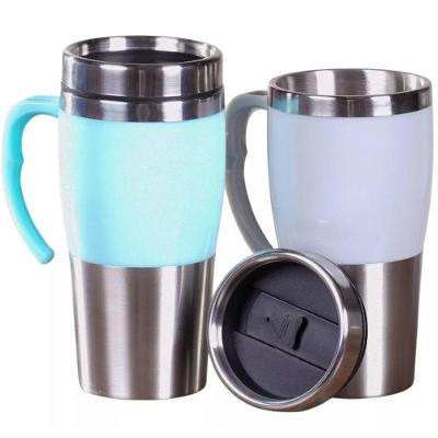 Caneca De Viagem Colors 457ml 17,5x8cm Azul