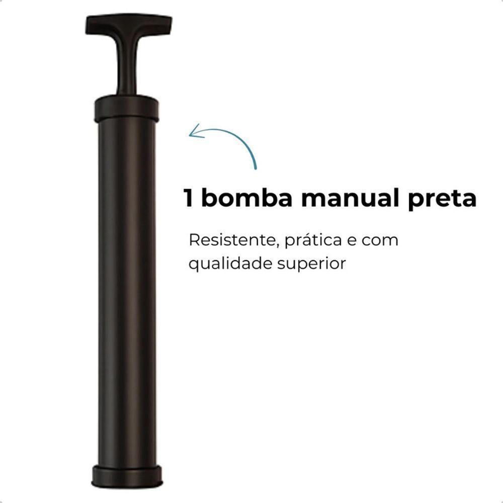 Kit 6 Pcs Saco A Vacuo Bomba Plastico Pet E Pe 60 Cm X 80 Cm - 2