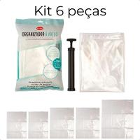 Kit 6 Pcs Saco A Vacuo Bomba Plastico Pet E Pe 60 Cm X 80 Cm - 7