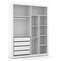 Berço Americano Com Capitonê New Boucle E Guarda Roupa Tutto New 2 Portas Branco Acetinado - Matic - 5