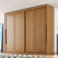 Guarda Roupas Casal 2 Portas De Correr 6 Gavetas Firenze Madeirado - 2