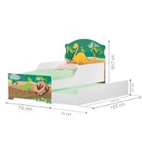 Mini Cama Infantil Com Auxiliar Pop Dino Nas Pedras - 4