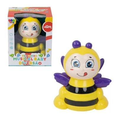Abelha Hug Som Música Luz Movimento 360° Brinquedo Infantil