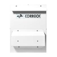 Caixa Correio Branca Embutir Cartas Suporte Cerca 20 X 27 X 12cm - Fp - 5