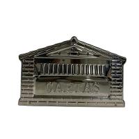 Caixa De Correios Tijolinho Frente E Tampa Traseira Inox 20x25x12cm Cromado - 1