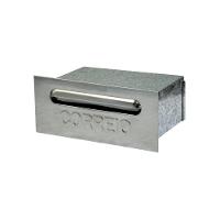 Caixa De Correio Cartas Liza Galvinox Embutir 15x22x9cm - 1