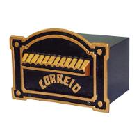 Caixa De Correio Para Cartas Dallas Ouro Detras 20x25x12cm - 1