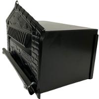 Caixa De Correios Pombinho Preta De Grade Pequena 12x25x12cm Preta - 2