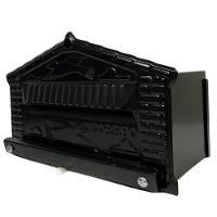 Caixa De Correios Pombinho Preta De Grade Pequena 12x25x12cm Preta