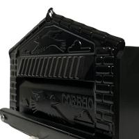 Caixa De Correios Pombinho Preta De Grade Pequena 12x25x12cm Preta - 6