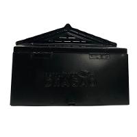 Caixa De Correios Pombinho Preta De Grade Grande 20x25x12cm Preto - 7