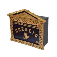 Caixa Correio Para Cartas Jornal Castelo Detras 15x44x30cm - 1