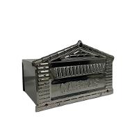 Caixa De Correios Tijolinho Toda Em Inox Pequena 12x25x12cm Cromado - 2