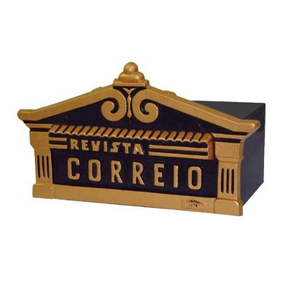 Caixa De Correio Para Cartas Ouro Fino Detras 20x40x15cm