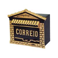 Caixa De Correio Para Cartas Portuguesa Detras 13x24x17cm - 1