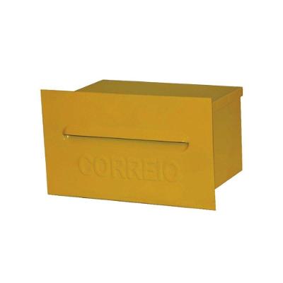 Caixa De Correio Cartas Brasileirinha Embutir 15x21x12cm