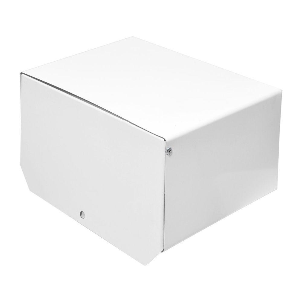 Caixa De Correio Branca Retangular Cartas 20 X 10 X 15 Cm - Fp - 2