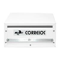 Caixa De Correio Branca Retangular Cartas 20 X 10 X 15 Cm - Fp