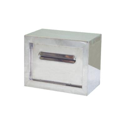 Caixa Correio Carta Condomínio Detras Inox Chave 15x30x18cm